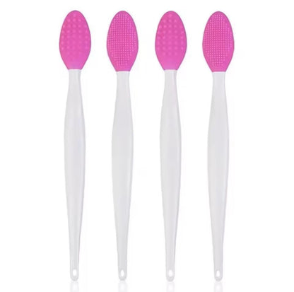 Silicone Facial Exfoliating Brush with Replacement Head for Deep Pore & Blackhead Cleaning