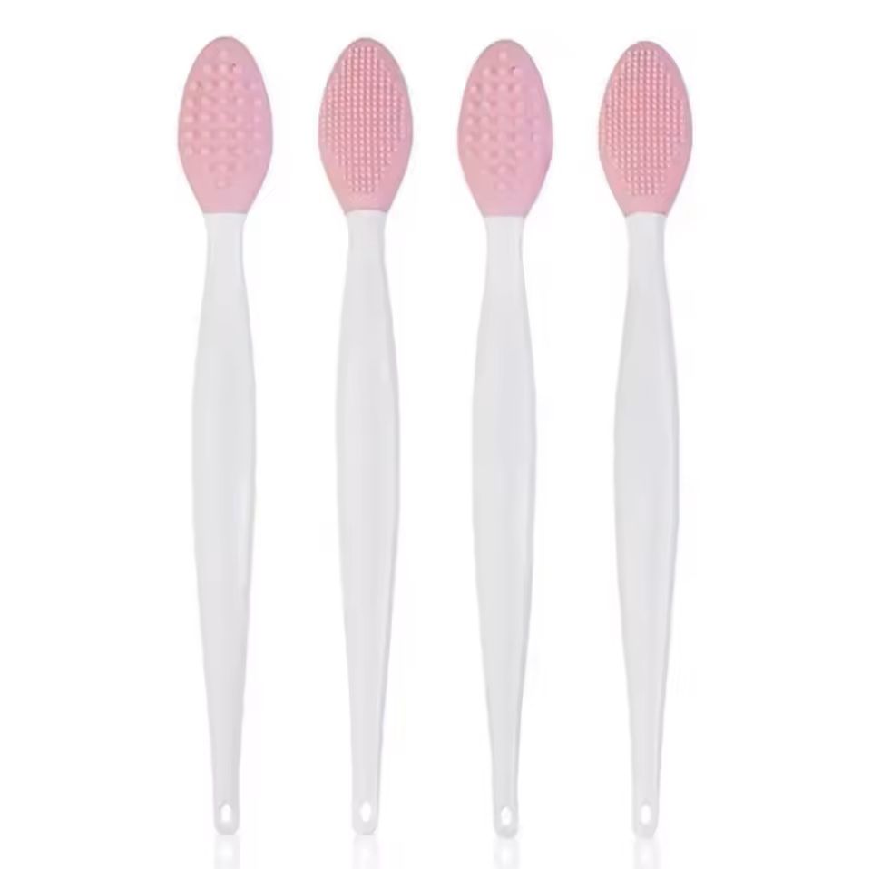 Silicone Facial Exfoliating Brush with Replacement Head for Deep Pore & Blackhead Cleaning