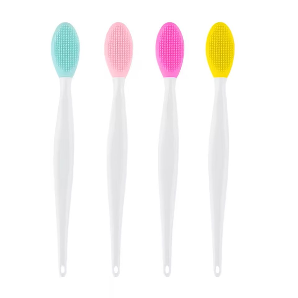 Silicone Facial Exfoliating Brush with Replacement Head for Deep Pore & Blackhead Cleaning
