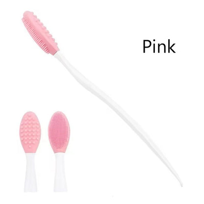 Silicone Facial Exfoliating Brush with Replacement Head for Deep Pore & Blackhead Cleaning