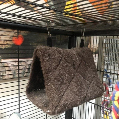 CozyHover Bird Hammock Tent & Sleeping Hut for Cage – Warm Parrot Bed & Nest Retreat