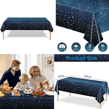 Starry Night Party Tablecloth