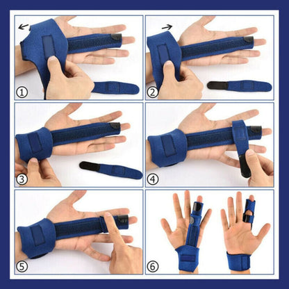 Pain Relief Finger Splint Support Brace, Trigger Corrector for Stenosing Tenosynovitis