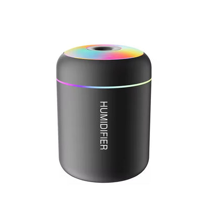 Mini USB Air Humidifier Aroma Diffuser, Essential Oil Purifier, Mist Maker, Colourful Lights