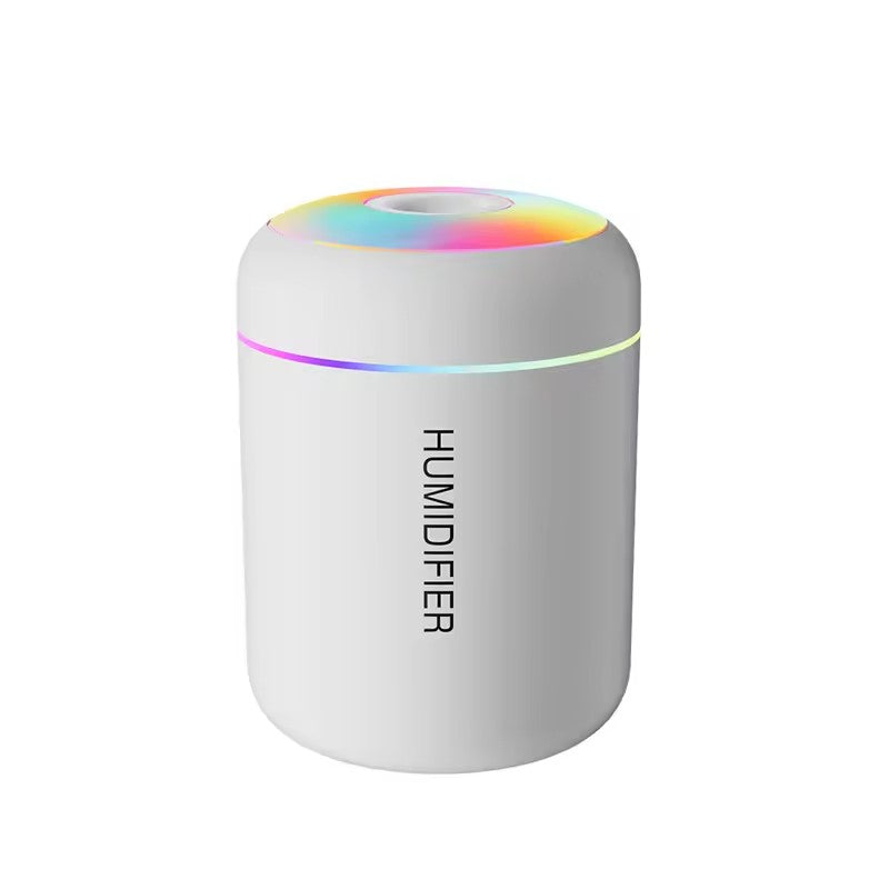 Mini USB Air Humidifier Aroma Diffuser, Essential Oil Purifier, Mist Maker, Colourful Lights