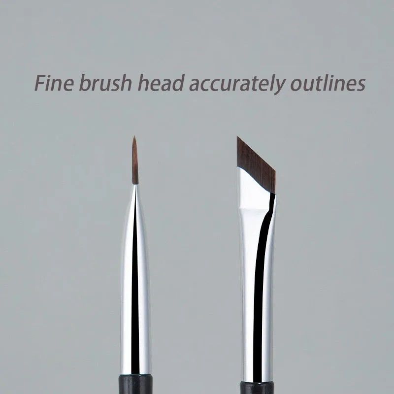 PrecisionEdge Angle Brush – Ultra-Thin Fine Angle Flat Eyebrow & Eyeliner Brush