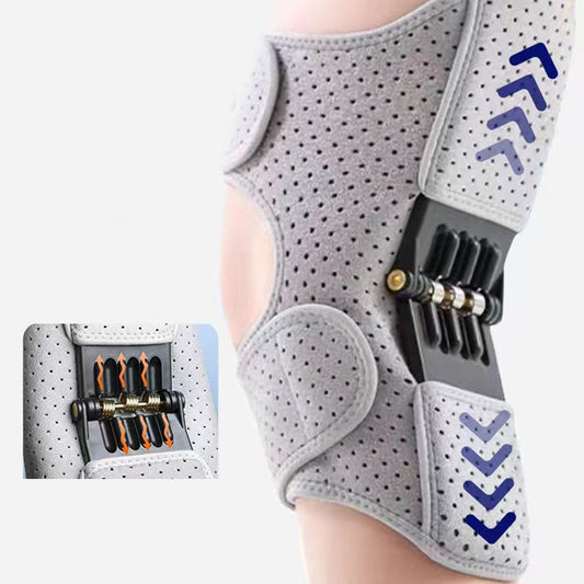 Adjustable Spring Stabilizer Knee Brace Powerful Rebound Springs Joint Support Non-Slip Breathable