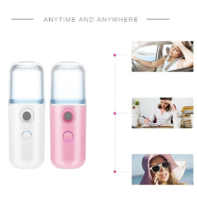 Mini Humidifier For Car, Home Office, Portable Wireless Cool Mist Maker