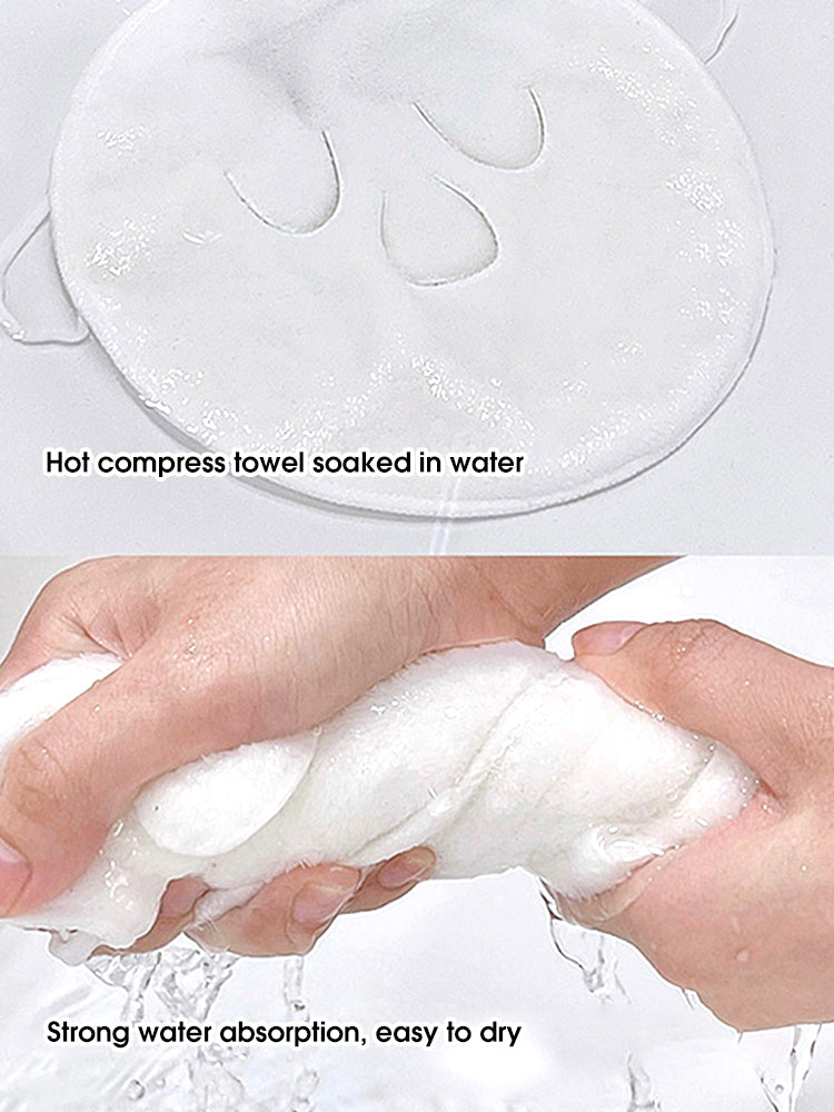 Irrigation Face Towel for Wet Compress and Skin-Friendly Heating Cold Compress Face Towel