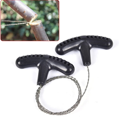Portable Stainless Steel Wire Saw, Outdoor Camping Hiking Pocket Cutting Chain Survival Tool