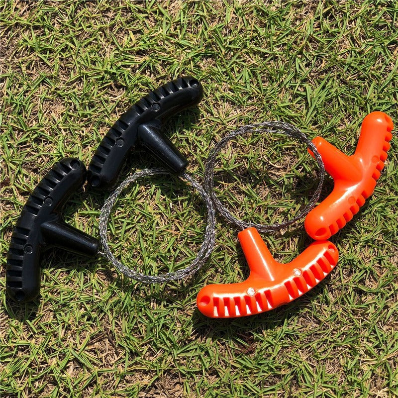 Portable Stainless Steel Wire Saw, Outdoor Camping Hiking Pocket Cutting Chain Survival Tool