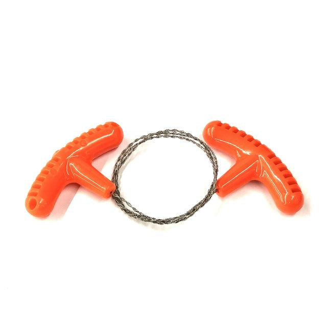 Portable Stainless Steel Wire Saw, Outdoor Camping Hiking Pocket Cutting Chain Survival Tool