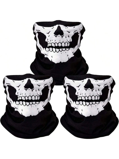 Breathable Skull Mask, Seamless Balaclava Hat, Head wear Scarf