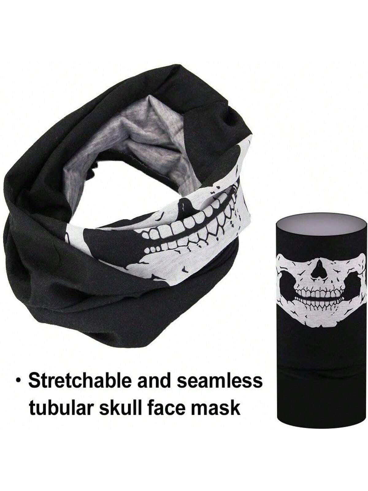 Breathable Skull Mask, Seamless Balaclava Hat, Head wear Scarf