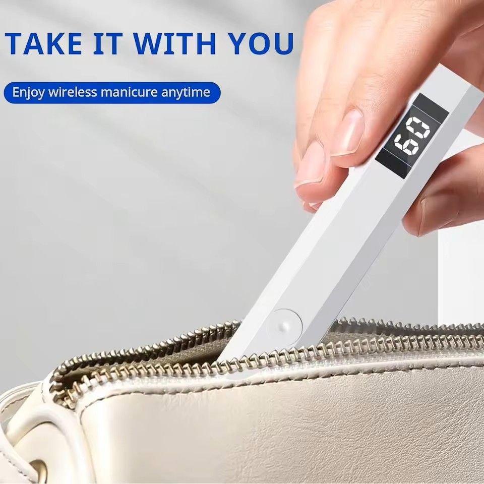 Minicure Portable UV Nail Light Rechargeable Handheld LED Lamp for Gel Nails
