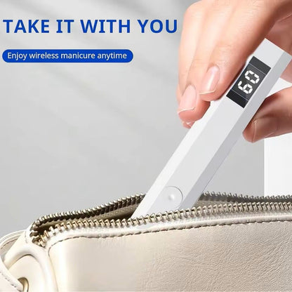 Minicure Portable UV Nail Light Rechargeable Handheld LED Lamp for Gel Nails