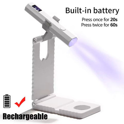 Minicure Portable UV Nail Light Rechargeable Handheld LED Lamp for Gel Nails