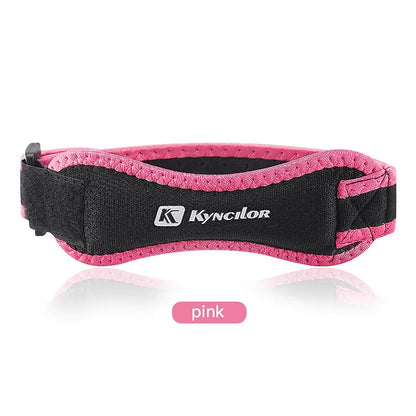 Adjustable Patella Kneecap Band with Silica Gel Pad – Knee Tendon Strap for Running, Sports & Cycling