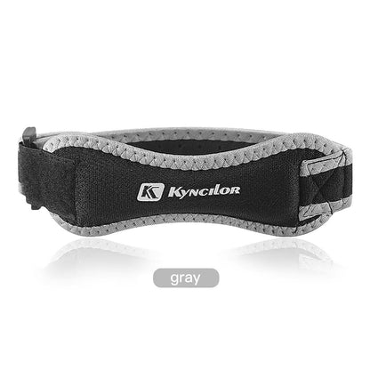 Adjustable Patella Kneecap Band with Silica Gel Pad – Knee Tendon Strap for Running, Sports & Cycling