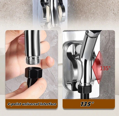 Adjusta-Tilt Premium Shower Arm Elbow – Universal 135° Angle Adapter for Handheld & Top-Spray Heads