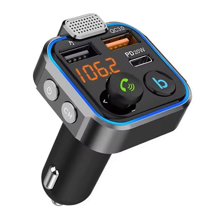 Dual USB Car Charger with LCD Voltmeter 3.1A for 12V 24V Vehicles