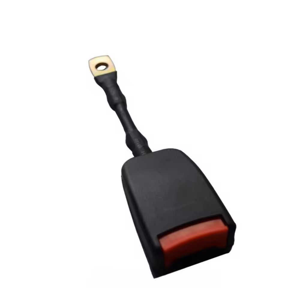 Durable Automotive Seat Belt Buckle Socket with 20CM Steel Wire Base