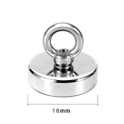Super Strong Neodymium Fishing Magnets, Heavy Duty Magnet with Countersunk Hole, Eye Bolt for Salvage, Magnetic Fishing