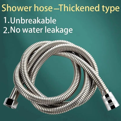 Bathroom Pressurised Hand Shower, Universal Adaptation Nozzle, Large Water Output Package, Save Water Accessories