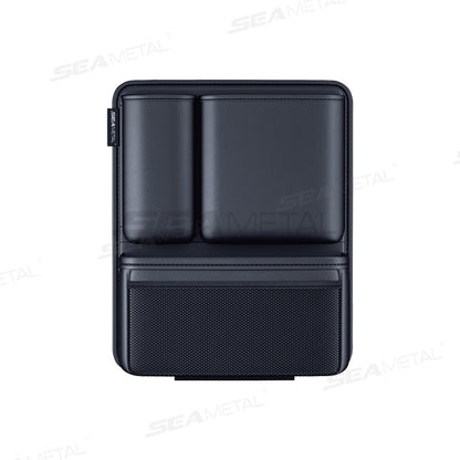 High-Capacity Car Trunk Leatherette Storage Bag, Detachable Auto Seat Back Pocket for Jeeps, Hanging Organizer