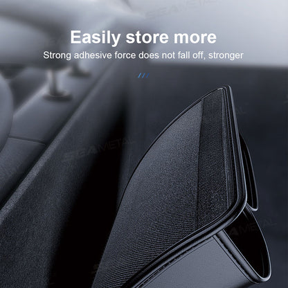 High-Capacity Car Trunk Leatherette Storage Bag, Detachable Auto Seat Back Pocket for Jeeps, Hanging Organizer