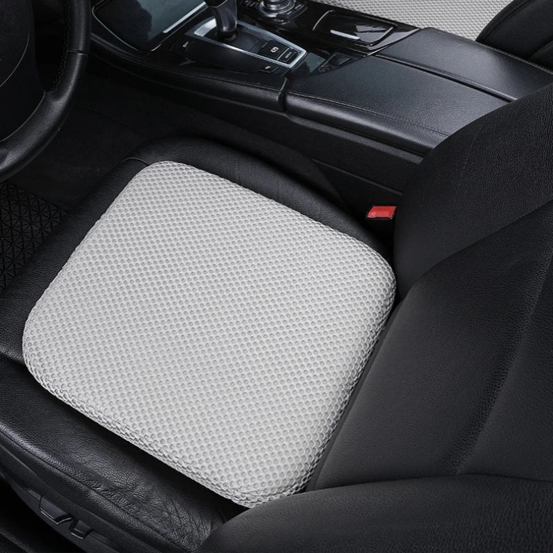 Memory Foam Car Seat Cushion for Sedentary Car Drivers, Thickened Height Pad, Anti Slip Beveled Design Leveling Pad