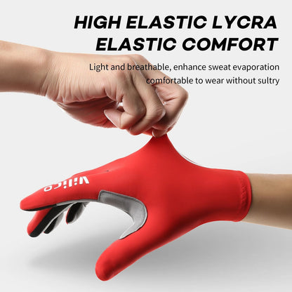 Outdoor Cycling Gloves With Touch Screen And Shock Absorption