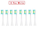white 8pcs