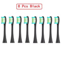black 8pcs