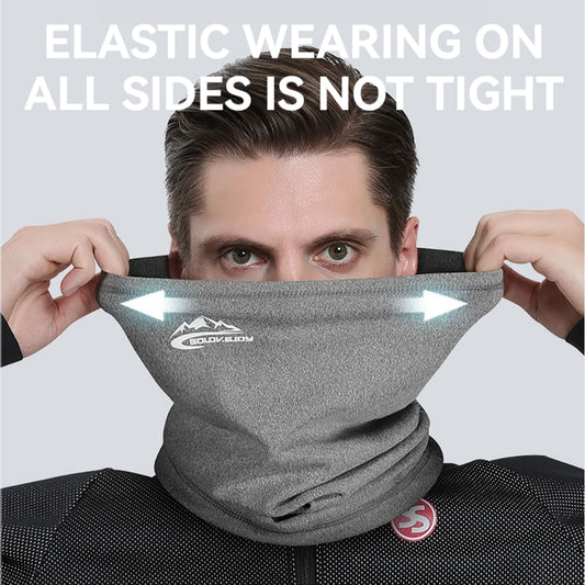 Winter Sports Snowboard Scarf Velvet Thermal Neck Warmer for Men and Women – Outdoor Hiking and Cycling Scarves