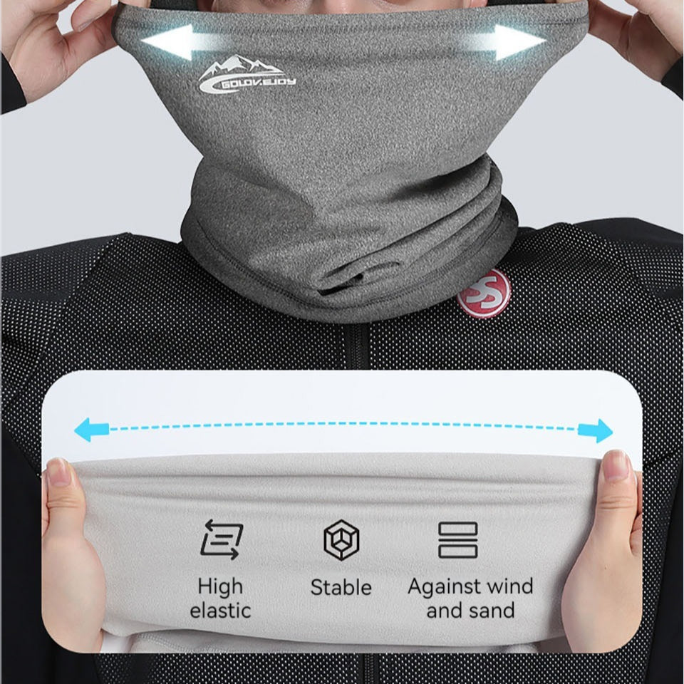 Winter Sports Snowboard Scarf Velvet Thermal Neck Warmer for Men and Women – Outdoor Hiking and Cycling Scarves
