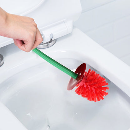 Lovely Lavatory Brush Toilet Cleaning Brush Cherry Shape with Holder Set