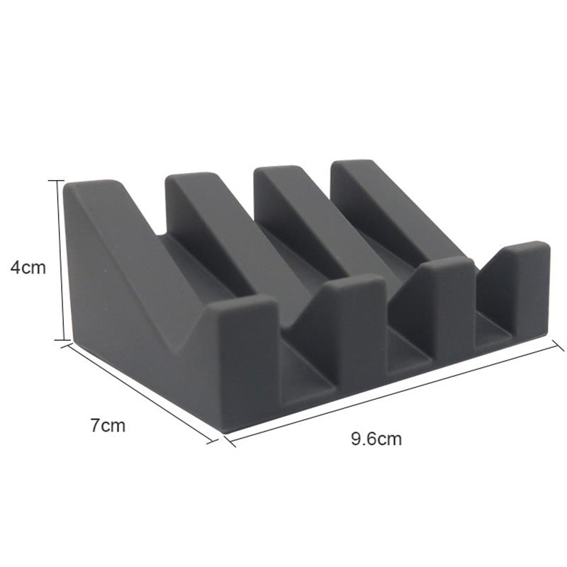 Portable Soap Holder for Shower, Bathroom Silicone Soap Dish, Easy Clean Sponge Tray, Kitchen Soap Drying Stand