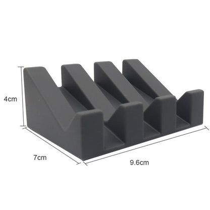 Portable Soap Holder for Shower, Bathroom Silicone Soap Dish, Easy Clean Sponge Tray, Kitchen Soap Drying Stand