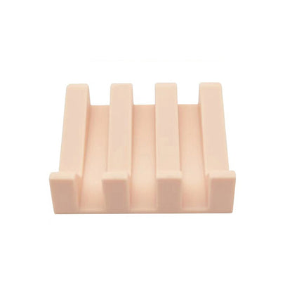 Portable Soap Holder for Shower, Bathroom Silicone Soap Dish, Easy Clean Sponge Tray, Kitchen Soap Drying Stand
