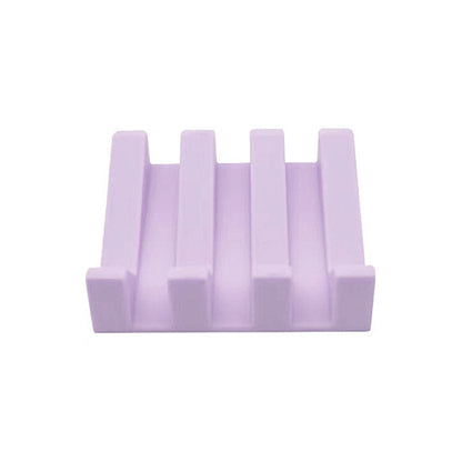 Portable Soap Holder for Shower, Bathroom Silicone Soap Dish, Easy Clean Sponge Tray, Kitchen Soap Drying Stand