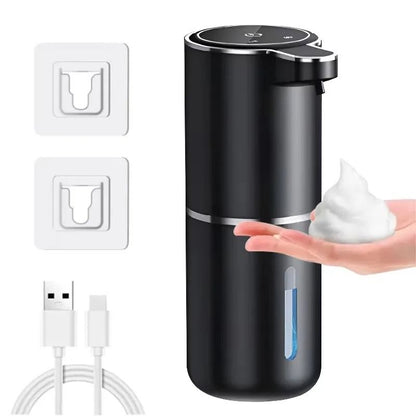 Automatic Soap Dispenser Touchless Foaming Dispenser 380ml USB Rechargeable Electric Foam Dispenser