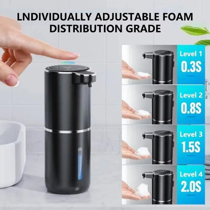 Automatic Soap Dispenser Touchless Foaming Dispenser 380ml USB Rechargeable Electric Foam Dispenser