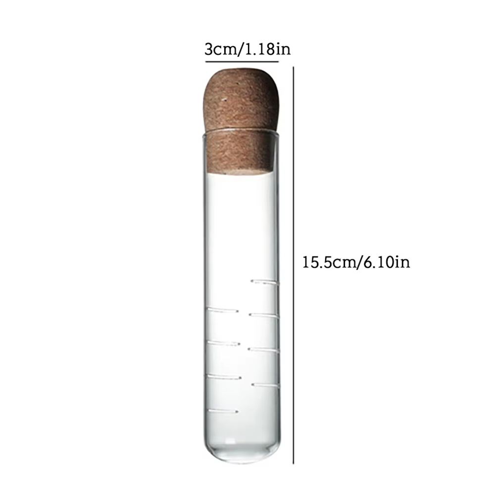 ClearBrew Glass Tea Infuser with Cork Lid – Transparent Loose-Leaf Steeper and Strainer for Tea Cups and Mugs