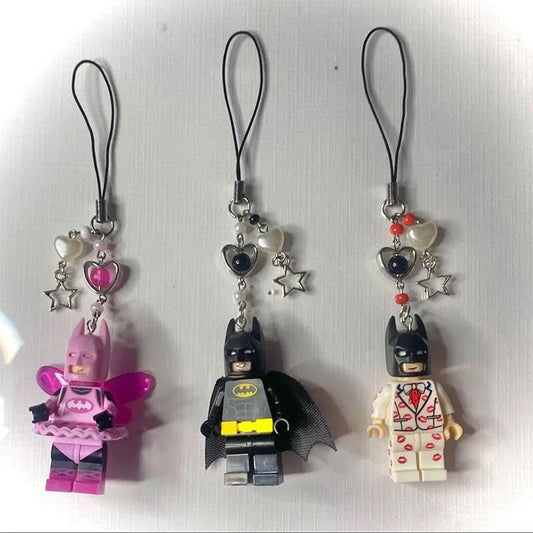 3D Fairy Bat Pendant Keychain