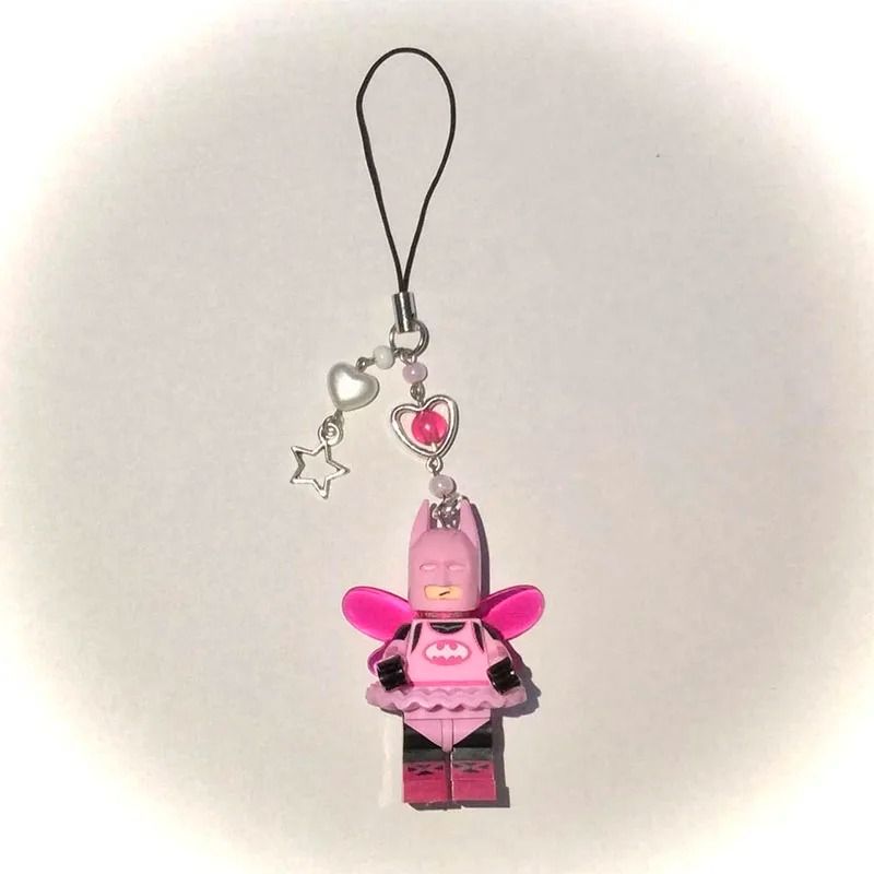 3D Fairy Bat Pendant Keychain