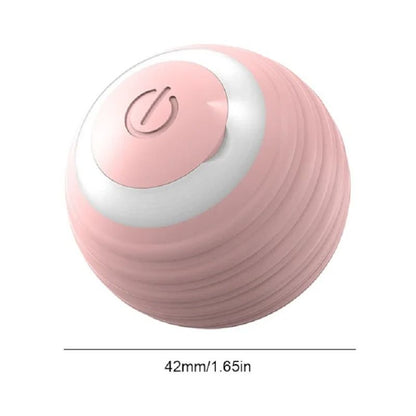 Electric Cat Ball Toy with Automatic Rolling and Teaser Movement