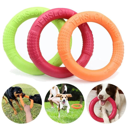 Floating Water Dog Toy Training Ring for Interactive Play and Chewing