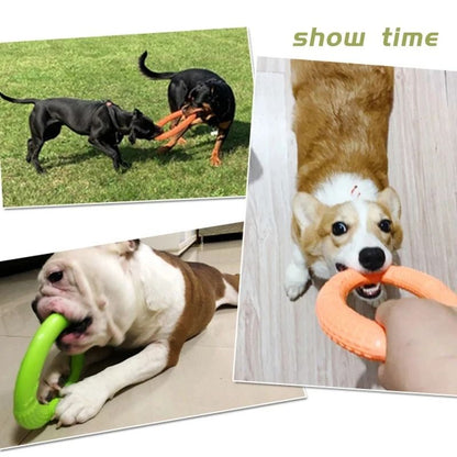 Floating Water Dog Toy Training Ring for Interactive Play and Chewing