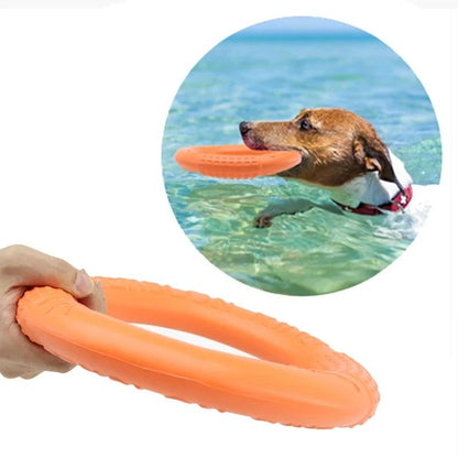 Floating Water Dog Toy Training Ring for Interactive Play and Chewing